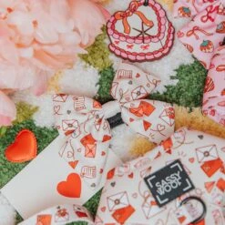 Dog Sailor Bow - P.S. I Woof You -Furfinity Cheap Shop 01.03.25 Valentine sDay 11