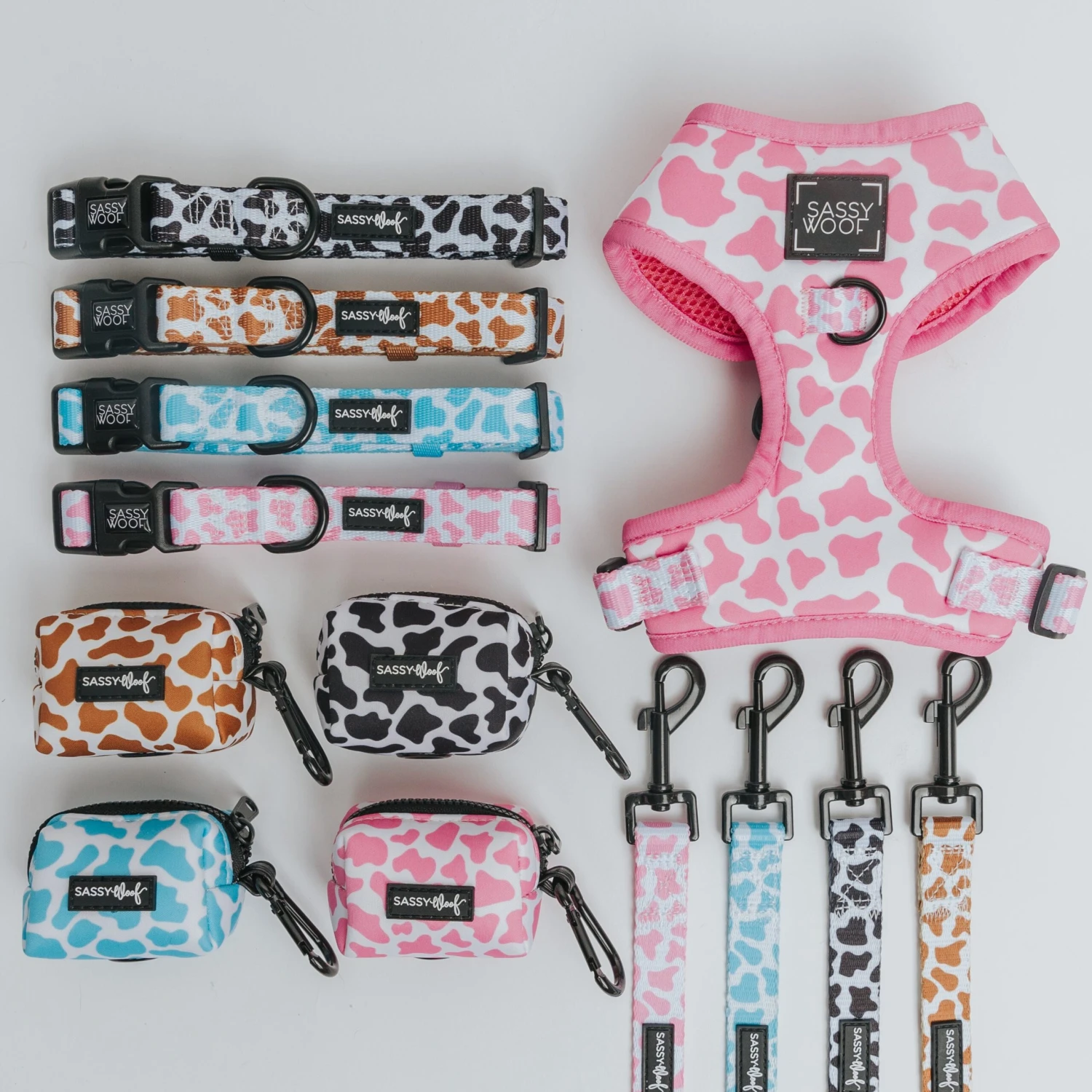 Dog Adjustable Harness - Strawberry Milk 7 Dog Adjustable Harness - Strawberry Milk - Image 5