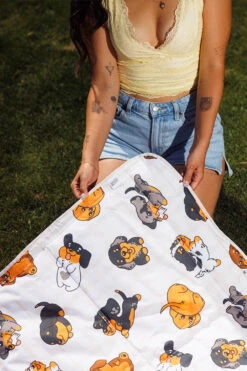 Dog Picnic Mat - Weens Club -Furfinity Cheap Shop 20250505 TheWeensSassyWoof LFDC 3018