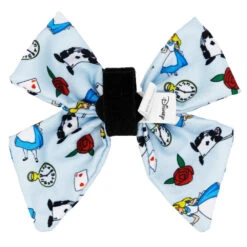 Dog Sailor Bow - Alice In Wonderland (Blue) -Furfinity Cheap Shop ALICE IN WONDERLAND BLUE SAILOR BOW 3