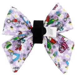 Dog Sailor Bow - Alice In Wonderland (Purple) -Furfinity Cheap Shop ALICE IN WONDERLAND PURPLE SAILOR BOW 2