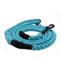 Dog Rope Leash - Neon Blue -Furfinity Cheap Shop Blue Neon Dog Rope Leash 1