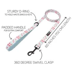 Dog Two Piece Bundle - Sakura -Furfinity Cheap Shop Cherry Blossoms Dog Leash Diagram 2 9a23615d a332 4a2c 9fc7 5b7c06f03cb7
