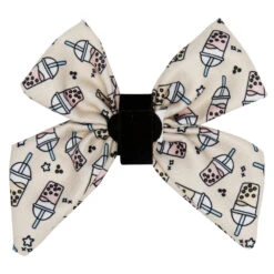 Dog Sailor Bow - Spill The Tea -Furfinity Cheap Shop Dog summer23 boba sailor bow 2