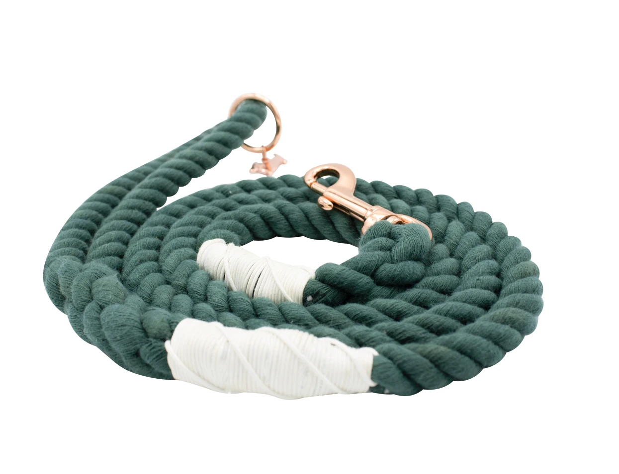 Dog Rope Leash - Emerald 5 Dog Rope Leash - Emerald - Image 3