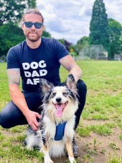 Dog Dad AF Tee -Furfinity Cheap Shop Father Day Oxo