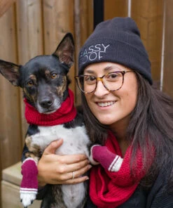 Bundle - Dog Infinity Scarf & Human Infinity Scarf 25 Bundle - Dog Infinity Scarf & Human Infinity Scarf -Furfinity Cheap Shop LASZLOTHEMUTT 4