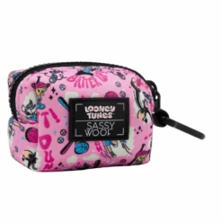 Dog Waste Bag Holder - Looney Tunes™ Pink -Furfinity Cheap Shop LOONEY TOONS PINK WBH 1
