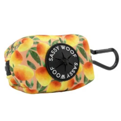 Dog Waste Bag Holder - Mango Tango -Furfinity Cheap Shop MANGO TANGO WBH