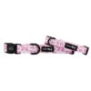 Dog Collar - Strawberry Milk -Furfinity Cheap Shop MOO MOO PINK COLLAR STACKED
