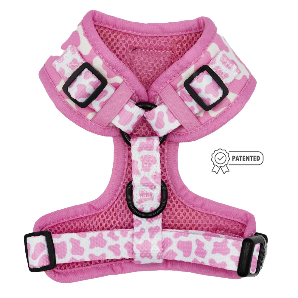 Dog Adjustable Harness - Strawberry Milk 4 Dog Adjustable Harness - Strawberry Milk - Image 2