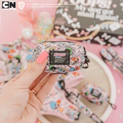 Dog Waste Bag Holder - The Powerpuff Girls™ (Pink) -Furfinity Cheap Shop PINK PPG PRODUCT PHOTO WBH 2