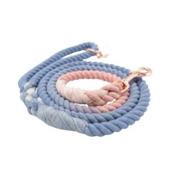 Dog Rope Leash - Peony -Furfinity Cheap Shop Peony Dog Rope Leash 3 2