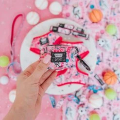 Dog Waste Bag Holder - Looney Tunes™ Pink -Furfinity Cheap Shop Pink Looney Tunes Product Photo 7