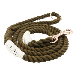 Dog Rope Leash - Walnut 7 Dog Rope Leash - Walnut -Furfinity Cheap Shop RL walnut 3