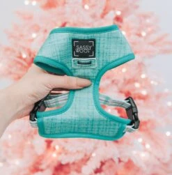 Dog Reversible Harness - Wag Your Teal -Furfinity Cheap Shop Reversible Harnesses Christmas Tree 1of4
