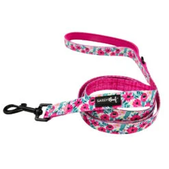 Dog Four Piece Bundle - Floral Frenzy -Furfinity Cheap Shop Reversible flowers leash 1