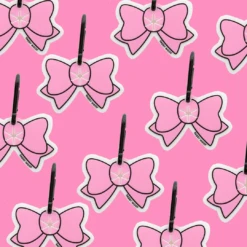 Potty Pal - Pink Bow -Furfinity Cheap Shop Ribbons PottyPal