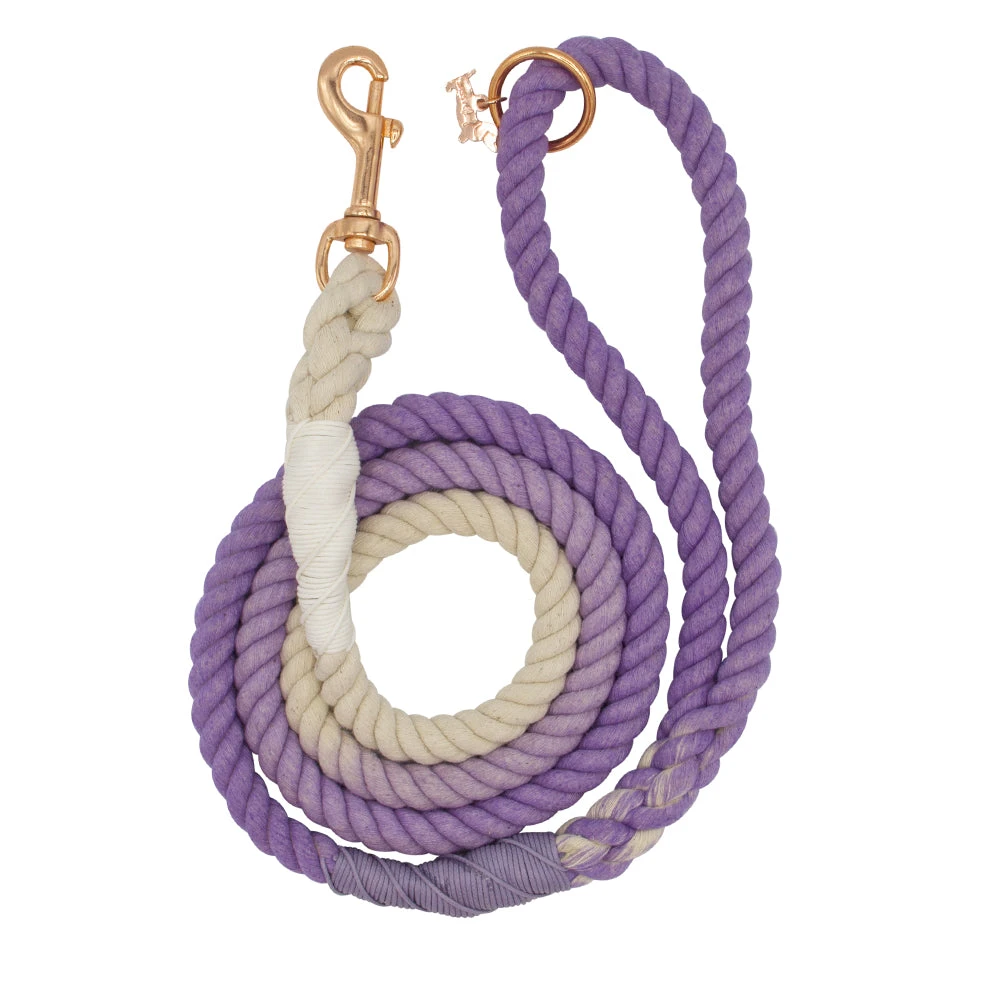 Dog Rope Leash - Royal 3 Dog Rope Leash - Royal
