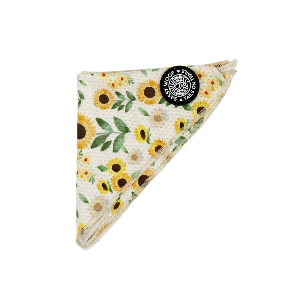 Dog Bandana - Sunflower Dreams 4 Dog Bandana - Sunflower Dreams - Image 2