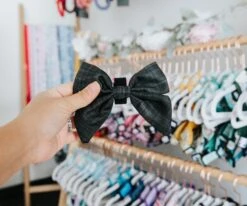 Dog Sailor Bow - Baby Got Black -Furfinity Cheap Shop Sailor Bows Dog 8