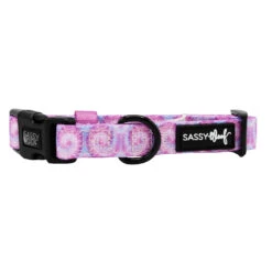 Dog Collar - Purple Haze -Furfinity Cheap Shop TIE DYE PURPLE HAZE COLLAR 2