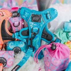 Dog Step-in Harness - Tropical Tides -Furfinity Cheap Shop TIEDYE 18 7f07c8bd daca 43c2 a44f 6f6d7619a44a