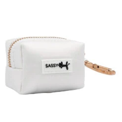 Dog Waste Bag Holder - Pup Of Honor -Furfinity Cheap Shop WEDDING WHITE WBH