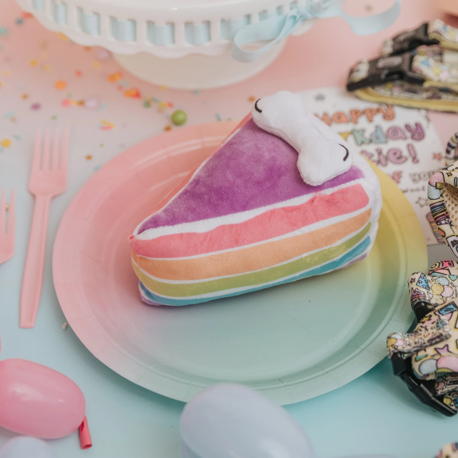 Dog Toy - Barkday Cake 3 Dog Toy - Barkday Cake