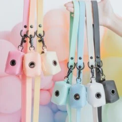 Dog Waste Bag Holder - Adventure Orange -Furfinity Cheap Shop biothane product photos 3