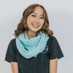 Human Infinity Scarf - Blue -Furfinity Cheap Shop blue human scarf