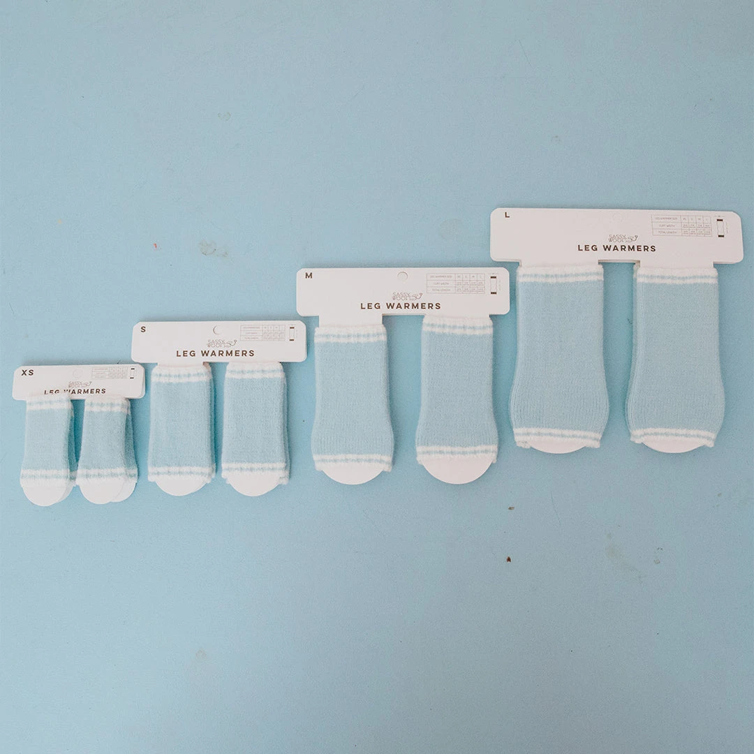 Dog Leg Warmers - Blue 4 Dog Leg Warmers - Blue - Image 2