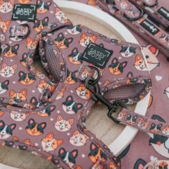 Dog Adjustable Harness - Cuddly Corgis -Furfinity Cheap Shop breed collections 8