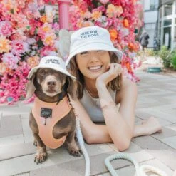 Bucket Hat - Here For The Dogs -Furfinity Cheap Shop bucket hat lifestyle feed photos 27