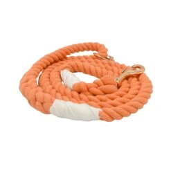 Dog Rope Leash - Clementine -Furfinity Cheap Shop clementine dog rope leash new 2