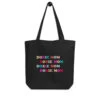 Doxie Mom Tote Bag 1 Doxie Mom Tote Bag -Furfinity Cheap Shop eco tote bag black front 60df566f079cc