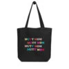 Mutt Mom Tote Bag 2 Mutt Mom Tote Bag -Furfinity Cheap Shop eco tote bag black front 60e349c919962