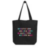 Sheltie Mom Tote Bag -Furfinity Cheap Shop eco tote bag black front 60e34afd87f5c