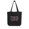 Terrier Mom Tote Bag -Furfinity Cheap Shop eco tote bag black front 60e34cb5258c2