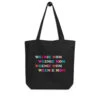 Weenie Mom Tote Bag -Furfinity Cheap Shop eco tote bag black front 60e34eb262b6a
