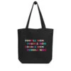 Poodle Mom Tote Bag 2 Poodle Mom Tote Bag -Furfinity Cheap Shop eco tote bag black front 60e356d65a316