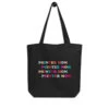 Pointer Mom Tote Bag -Furfinity Cheap Shop eco tote bag black front 60e3574d2594d