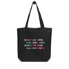 Maltese Mom Tote Bag -Furfinity Cheap Shop eco tote bag black front 60e358e078f01
