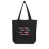 Dog Mom Tote Bag -Furfinity Cheap Shop eco tote bag black front 60e35d587302f