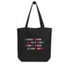 Corgi Mom Tote Bag -Furfinity Cheap Shop eco tote bag black front 60e35f43b4fa1