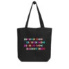 Bichon Mom Tote Bag 2 Bichon Mom Tote Bag -Furfinity Cheap Shop eco tote bag black front 60e3624435a52