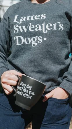 Lattes, Sweaters, Dogs Sweatshirt -Furfinity Cheap Shop fall sweatshirts tiktok 8 1