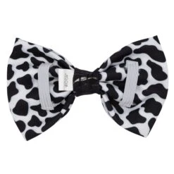 Dog Bowtie - Moo Moo -Furfinity Cheap Shop got milk dog bowtie