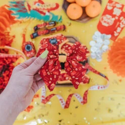 Dog Sailor Bow - Lucky Dragon -Furfinity Cheap Shop lunar new year product photos 2
