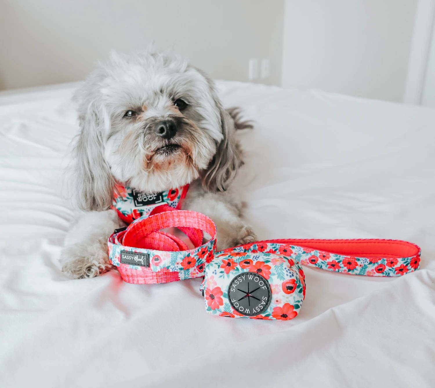 Dog Waste Bag Holder - Floral Frenzy 8 Dog Waste Bag Holder - Floral Frenzy - Image 6